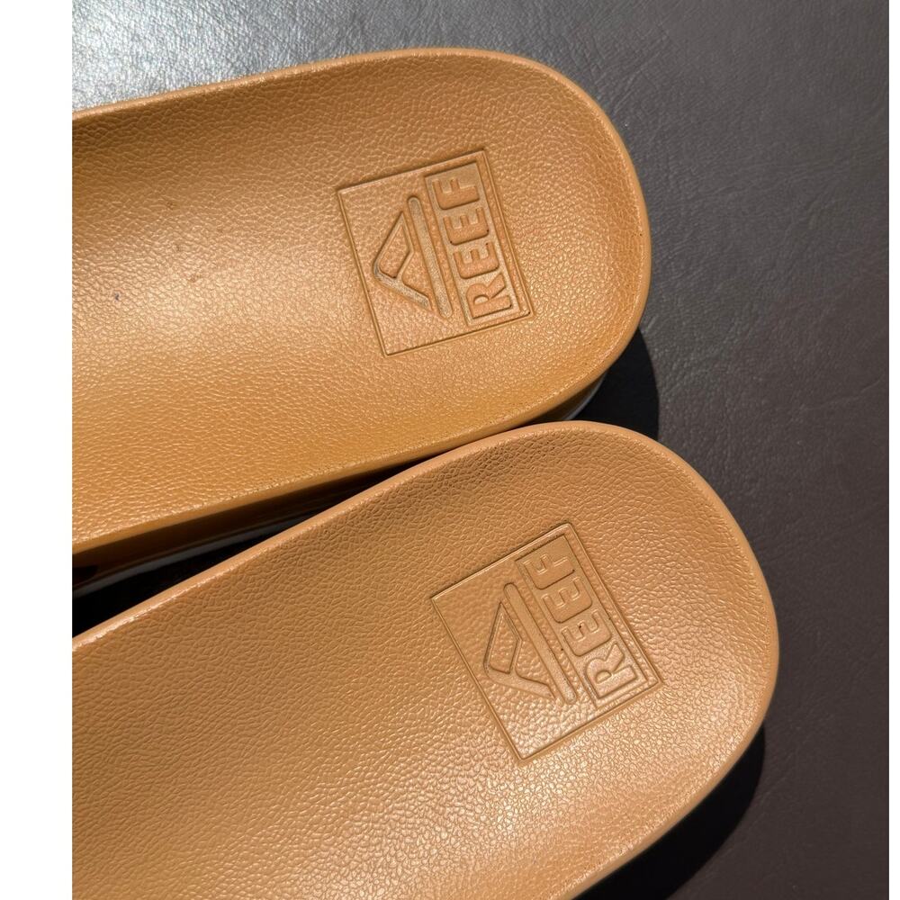 REEF Cushion Bounce Vista Hi Wedge Sandal Slide Metallic Copper Size 8 - Picture 5 of 10